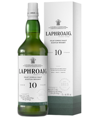 Laphroaig 10 Jahre Single Malt Scotch Whisky (700 ml) für 29,06€ (Vergleich: 39,55€)