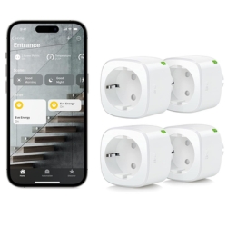 Eve Energy (Matter) smarte Steckdosen 4er-Set für nur 109,94€ (Vergleich: 138,64€)