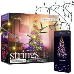 Twinkly Strings HD Lichterkette (700 RGB+W LEDs, 38,5m) für nur 109,99€ (Vergleich: 220,00€)