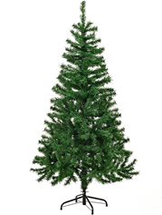 GIGALUMI Künstlicher Weihnachtsbaum 150 cm (inkl. Ständer) für 18,49€ + andere Größen mit 50% Rabatt