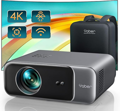 YABER Pro V9 Full HD Beamer (Autofokus, WiFi 6) für 88,00€