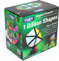 TOSY Magnet Pyramid „Glow“ (leuchtendes Magnet-Puzzle, inkl. UV-Lampe) für 27,43€ (Vergleich: 45,59€)