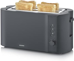 SEVERIN Automatik-Langschlitztoaster (4 Scheiben, integrierter Brötchenaufsatz) für 29,98€ (Vergleich: 39,94€)