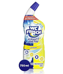 WC-Frisch Kraft Aktiv WC Reiniger Gel Lemon (750 ml) für nur 0,94€ im Sparabo