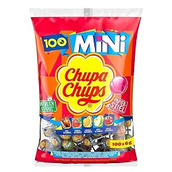 Chupa Chups Mini Classic Lutscher-Beutel (100 Stück) für nur 8,07€ (Vergleich: 9,82€)