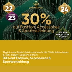 [bis zum 24.12.] Galeria: 30% Rabatt auf Fashion, Accessoires und Sportbekleidung