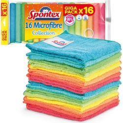 16er Pack Spontex Mikrofasertücher „Collection“ für nur 6,64€ (Vergleich: 9,70€)