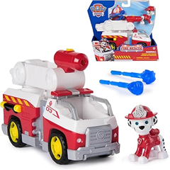 PAW Patrol Fire Rescue Marshall Fahrzeug (mit Figur & Löschfunktion) für 9,99€ (Vergleich: 15,99€)