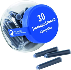 Pelikan 4001 Tintenpatronen (30er Glas, Königsblau) für 1,54€ (Vergleich: 7,17€)