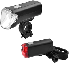 Fischer Fahrrad Beleuchtungs-Set (70/30/15 Lux) für 8,99€