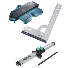 wolfcraft Geling-Set (3-teilig: Winkel, Konturenlehre, Einpasser) für 32,84€ (Vergleich: 38,49€)