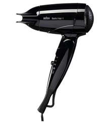 Braun Satin Hair 1 Reisehaartrockner (1200W, klappbar, Multispannung) für 15,90€ (Vergleich: 20,40€)