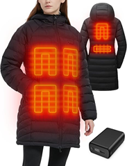 LIVONEST Heizjacke Damen inkl. 20000mAh Powerbank für 49,99€