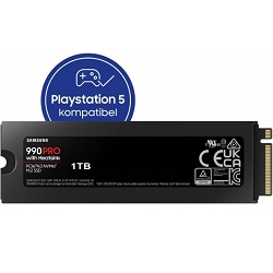 Samsung 990 PRO Heatsink NVMe SSD (1TB) für 120,99€ (Vergleich: 136,98€)