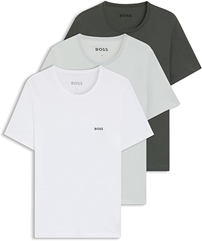 BOSS Herren T-Shirt Regular Fit (3er Pack, 100% Baumwolle) für 22,00€ (Vergleich: ab 26,95€)