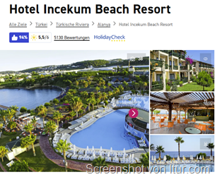 In den Osterferien: 5 Sterne Hotel Incekum Beach Resort in Alanya (Türkei) 7 Tage All-In ab 557€ pro Person