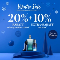Parfümerie Pieper: Wintersale mit 20% auf ausgewählte Artikel + 10% Extra-Rabatt auf „fast“ Alles