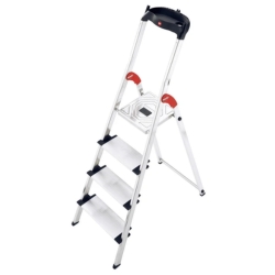 [nur heute] Hailo L80 ComfortLine Alu-Sicherheits-Stehleiter (4 Stufen) für nur 49,99€ (Vergleich: 73,90€)
