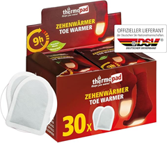 THERMOPAD Zehenwärmer 30 Paar (selbstklebend, bis 8h Wärme) für 27,92€ (Vergleich: 32,13€)