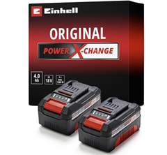 Einhell PXC-Twinpack 4,0 Ah (2x 18V Akku) für 49,90€ (Vergleich: 57,00€)
