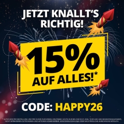 SportSpar: 15% Extra-Rabatt auf alles