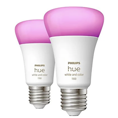 PHILIPS Hue E27 Color Doppelpack (1100lm) ab 49,99€ (VG: 69,99€)