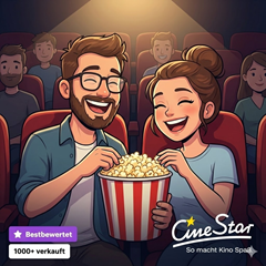 Cinestar Tickets bei Groupon, so z.B. 8 Tickets für 60€ (= 7,50€ pro Ticket)