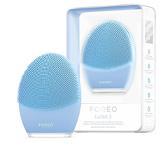 FOREO LUNA 3 Gesichtsreinigungsbürste (Mischhaut, App-gesteuert) für 89,00€ (Vergleich: 119,50€)