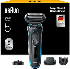 Braun Series 5 Elektrorasierer Set (mit Ladestation & Barttrimmer) für 79,99€ (Vergleich: 111,18€)