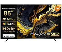 XIAOMI TV MAX 85 2025 (85 Zoll QLED, 144Hz, Google TV) für 999€ (Vergleich: 1.299€)