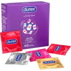 Durex Love Mix Kondome-Mischung (40 Stück) für nur 14,39€ (Vergleich: 19,94€)