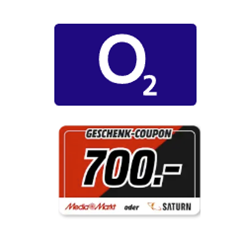 o2 Mobile Unlimited Max (Unlimited 5G) für 39,99€/Monat + 700€ MediaMarkt/Saturn Gutschein (effektiv 12,74€/Monat)
