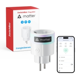 SwitchBot Plug Mini (Matter-fähige, smarte Steckdose) für nur 8,99€ (statt: 13,99€)