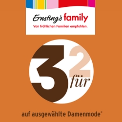 Ernsting’s Family: 3-für-2-Aktion auf ausgewählte Damenmode