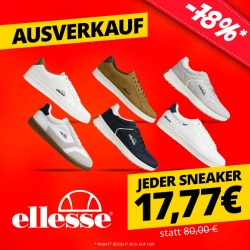 SportSpar: Ellesse Sneaker Ausverkauf – je Paar nur 17,77€