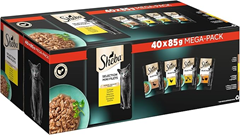 Sheba Adult Katzenfutter „Geflügel Variation in Sauce“ (40 x 85g) für nur 13,67€