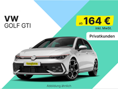 Volkswagen Golf GTI (265 PS, Automatik) für 164€/Monat (10.000 km/Jahr, 24 Monate, LF = 0,50)