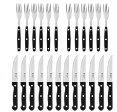 Russell Hobbs Steakmesser- & Gabel-Set (24-teilig, für 12 Personen) für 21,34€ (Vergleich: 30,54€)