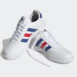 adidas Breaknet 2.0 Herren-Sneaker (White/Blue/Red) für 24,00€ (Vergleich: 33,76€)