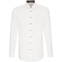 Seidensticker Herren Hemd „Slim Patch“ (Weiß, bügelfrei) ab 27,77€ (Vergleich: 43,56€)