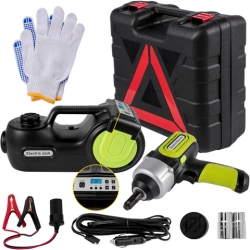 VEVOR Hydraulik-Wagenheber Set (5 Tonnen, 12V) inklusive Schlagschrauber und Kompressor für nur 96,50€