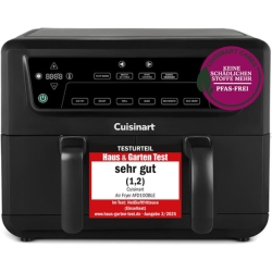 Cuisinart XXL 10,4L Dual Zone Airfryer (PFAS-frei, Keramikbeschichtung) für 89,99€ (Vergleich: 114,49€)