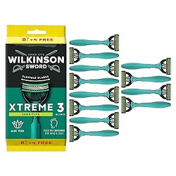 Wilkinson Sword Xtreme 3 Sensitive Einwegrasierer Vorratspack (8 + 4 Stück) für 6,17€ im Sparabo (Vergleich: 9,50€)