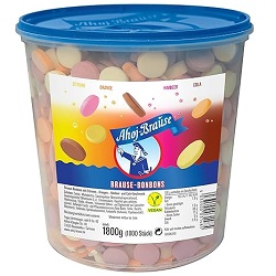 Frigeo Ahoj-Brause Bonbons Eimer (1,8 kg) für nur 9,49€ im Sparabo (Vergleich: 12,98€)