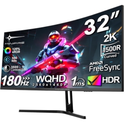 Minifire 32 Zoll Curved Gaming Monitor (WQHD, 180Hz, FreeSync) für 169,99€ (Vergleich: 199,99€)