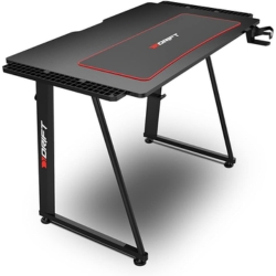 DRIFT GAMING Tisch (113x60cm, inkl. Full-Size Mauspad & Halterungen) für 53,20€ (Vergleich: ca. 100€)