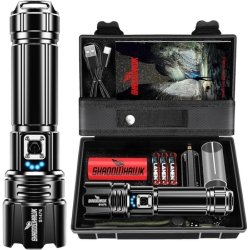 Shadowhawk LED Taschenlampe (extrem hell, USB-C, IP67, inkl. Holster) für 18,98€ (Vergleich: 24,99€)