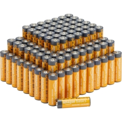 [neuer Bestpreis] 100er-Pack Amazon Basics AA-Alkali-Batterien für nur 13,41€ (statt 23€)