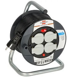 Brennenstuhl Kabeltrommel Garant 15 m (4 Steckdosen) für 37,99€ (Vergleich: 45,78€)