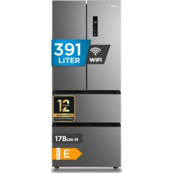 Midea French Door Kühl-Gefrierkombination für 595,62€ (Vergleich: 769,99€)